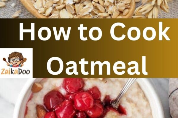how to cook oatmeal