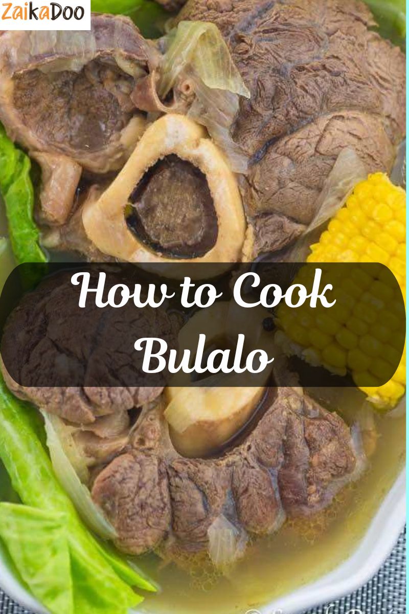 How to Cook Bulalo