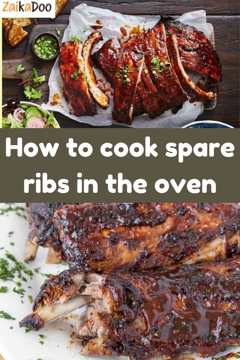 How to cook spare ribs in the oven