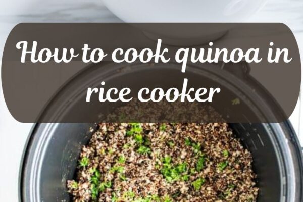 How to cook quinoa in rice cooker